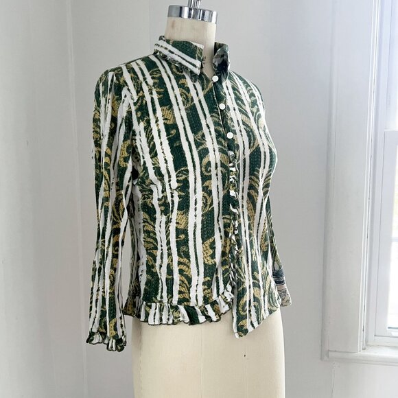 Custo Barcelona asymmetrical button down collared shirt - Picture 3 of 8